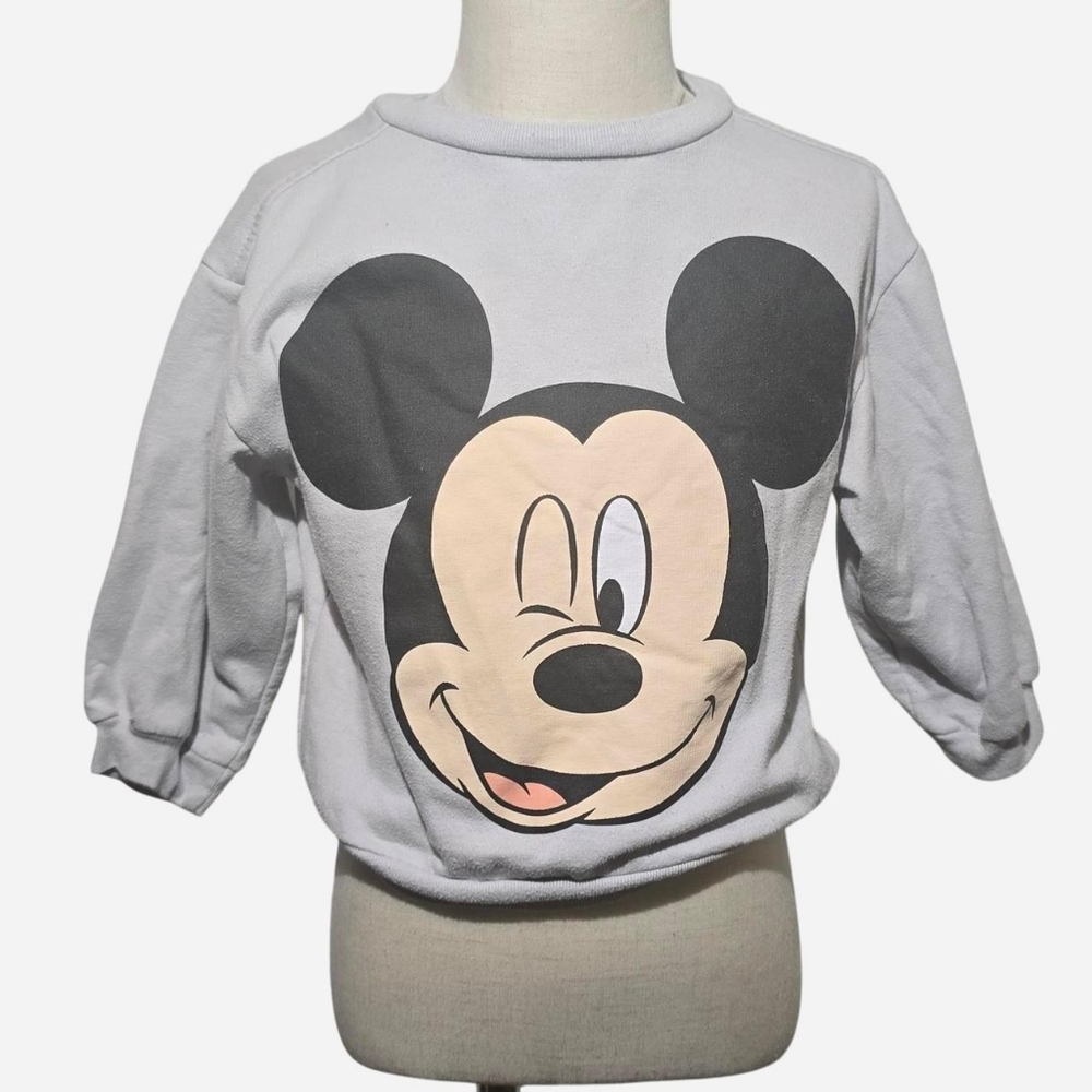 Disney‎ Light Gray Mickey Mouse Hoodie 3T